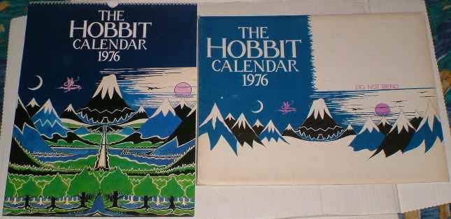 The Hobbit Calendar 1976