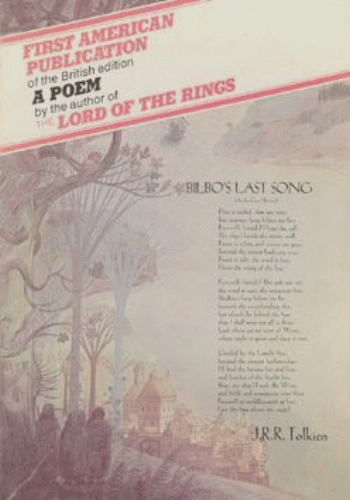 Bilbo's Last Song. 1976