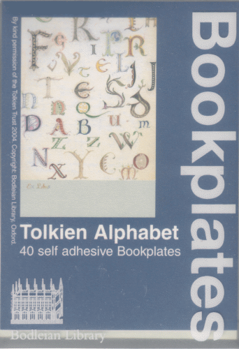 Tolkien Alphabet Bookplates. 2004