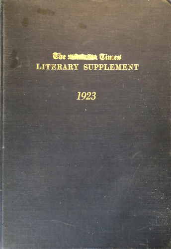 Times Literary Supplement 1923. Reprint