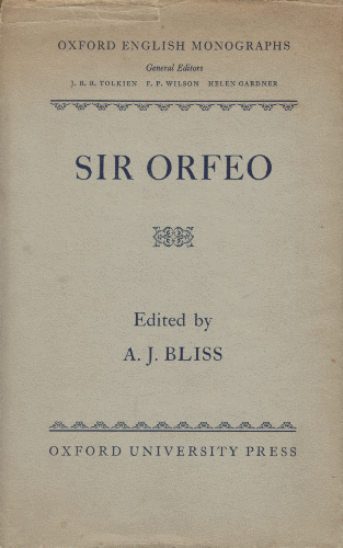 Sir Orfeo. 1954