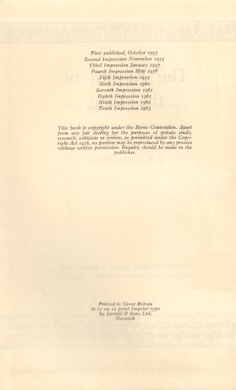 Vol.3 - Verso of Title Page