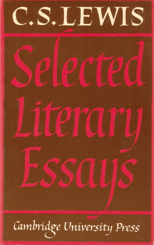 Selected Literary Essays. 1969