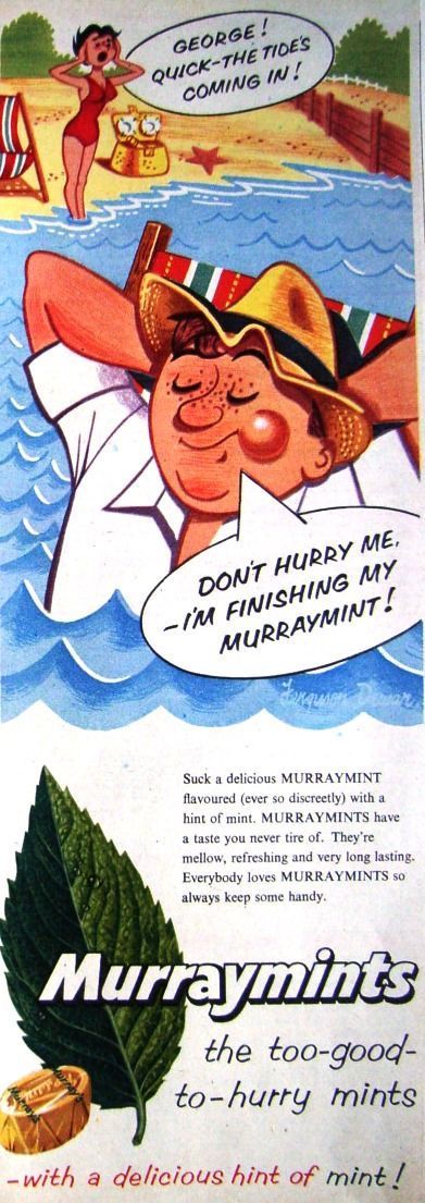 Murraymints advert - c.1956