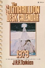 Silmarillion Desk Calendar 1979. Comb-bound Paperback