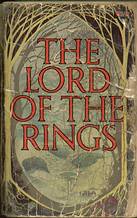 A very battered copy of The Lord of the Rings - 1979