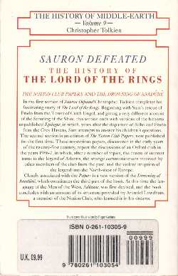 Sauron Defeated, 1993 PB - New price added on label
