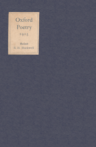 Oxford Poetry 1915