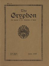 The Gryphon. 1925. Magazine