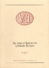 VII: An Anglo-American Literary Review. 2000. Paperback journal