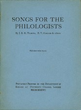 Songs for the Philologists. 1936. Booklet