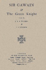 Sir Gawain and the Green Knight. 1925. Hardback in dustwrapper