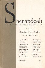 Shenandoah: The Washington and Lee University Review. A Tribute to Wystan Hugh Auden on his Sixtieth Birthday. 1967